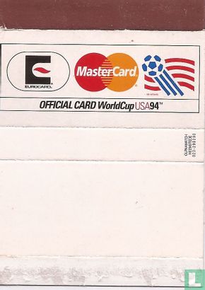 Mastercard - official  Card Worldcup USA 94