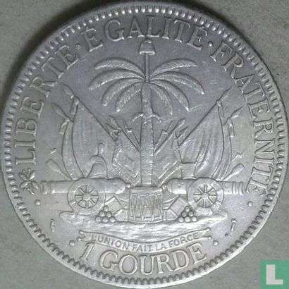 Haïti 1 gourde 1882 - Image 2