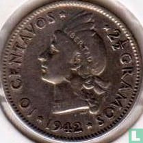 Dominicaanse Republiek 10 centavos 1942 - Afbeelding 1
