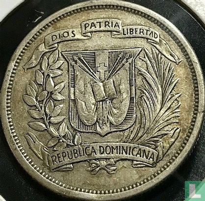 Dominikanische Republik ½ Peso 1944 - Bild 2