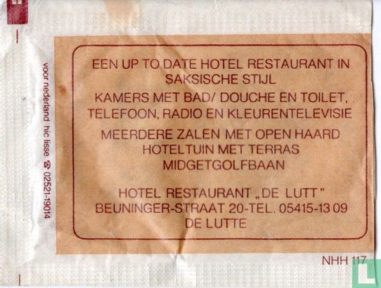 Hotel Restaurant "De Lutt" - Afbeelding 2
