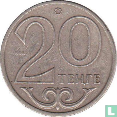 Kazachstan 20 tenge 2002 - Afbeelding 2