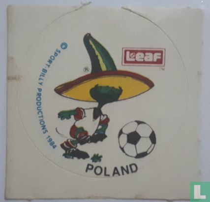Leaf Poland Coupe du monde de football 1986