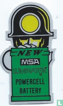 New MSA luminator powercel battery