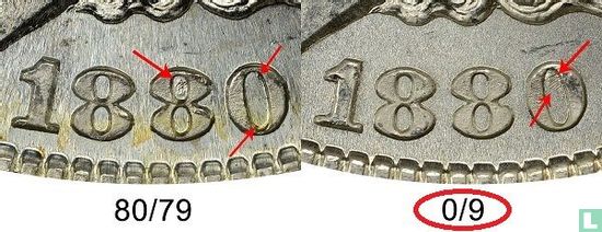 Verenigde Staten 1 dollar 1880 (S - 0/9) - Afbeelding 3