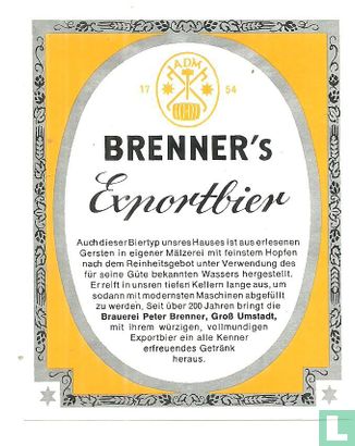 Brenner's Exportbier