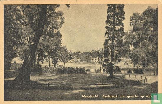 Maastricht stadspark met gezicht op Wijk - Image 1