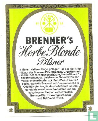 Brenner's Herbe Blonde