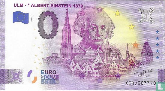 XEQJ-1d Ulm - * Albert Einstein 1879 - Image 1