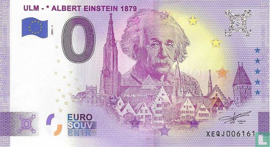 XEQJ-1c Ulm - * Albert Einstein 1879 - Image 1