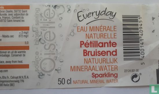 Everyday 50cl eau naturelle pétillante - Image 2