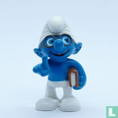 Glasses Smurf with book - Image 1