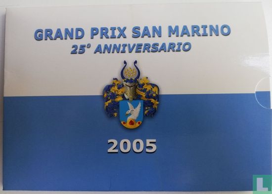 San Marino euro proefset 2005 "25th anniversary of the San Marino Grand Prix" - Afbeelding 1
