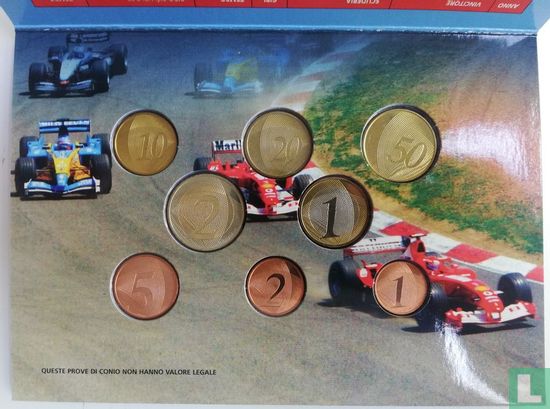 San Marino euro proefset 2005 "25th anniversary of the San Marino Grand Prix" - Afbeelding 3