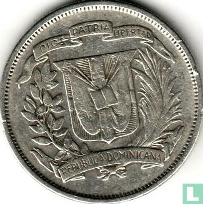 Dominikanische Republik ½ Peso 1959 - Bild 2