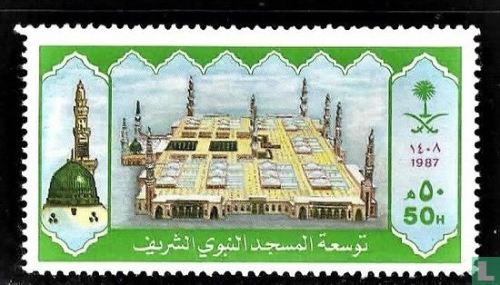 Erweiterung der Moschee in Medina