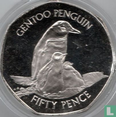 Falkland Islands 50 pence 2020 "Gentoo penguin" - Image 2