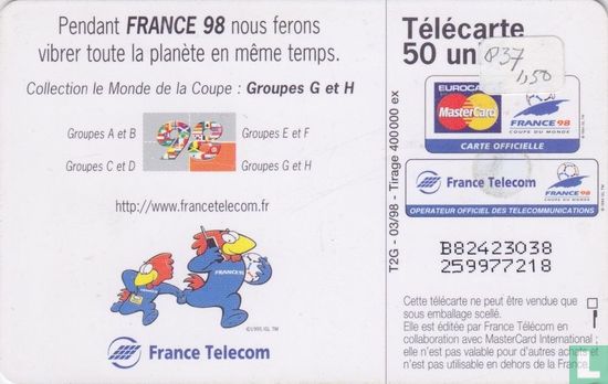 France'98 Groupes G et H - Afbeelding 2