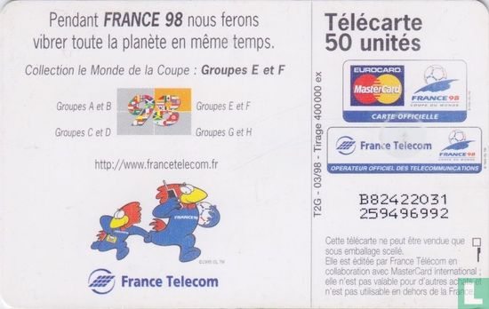France'98 Groupes E et F - Bild 2
