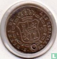 Spanje 1 real 1851 - Afbeelding 2