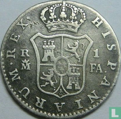 Espagne 1 real 1807 (M - FA) - Image 2