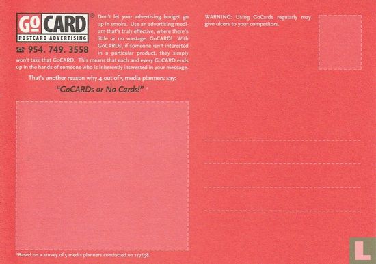 GoCard 'GoCARDs or No Cards!' "Gocard" - Afbeelding 2