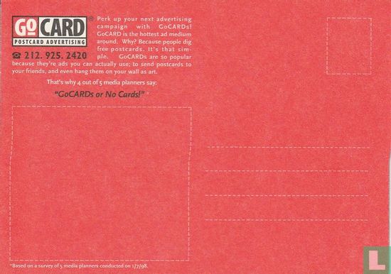 GoCard 'GoCARDs or No Cards!' GOCARD POSTCARDS - Bild 2