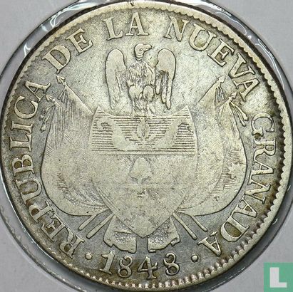 Kolumbien 10 Real 1848 - Bild 1