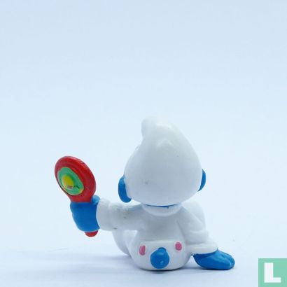 Classic Baby Smurf with rattle - Image 2