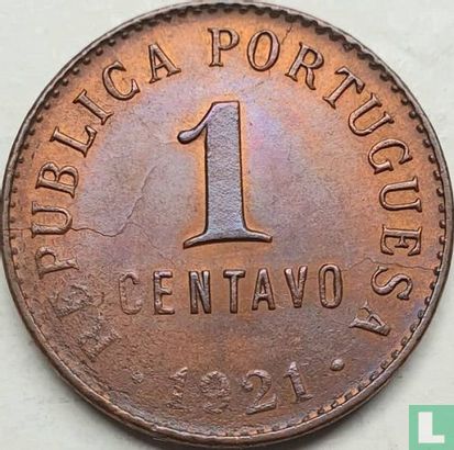 Portugal 1 centavo 1921 - Image 1