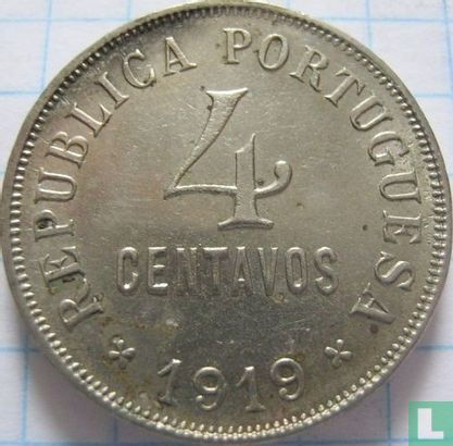 Portugal 4 Centavo 1919 - Bild 1