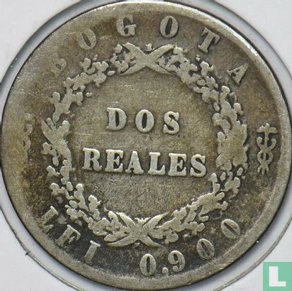 Kolumbien 2 Real 1850 - Bild 2
