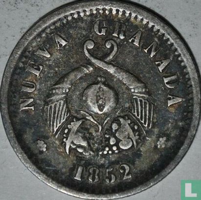Colombia 1 real 1852 - Image 1