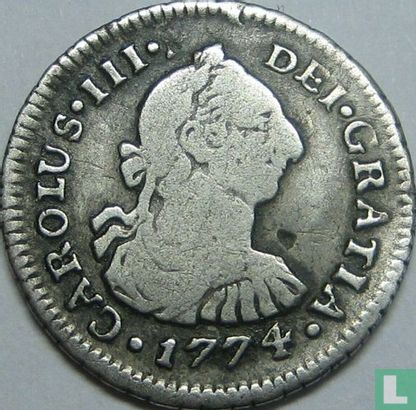 Colombie ½ real 1774 - Image 1