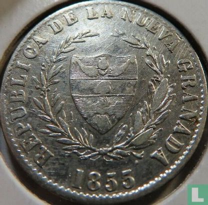 Kolumbien 2 Real 1853 - Bild 1