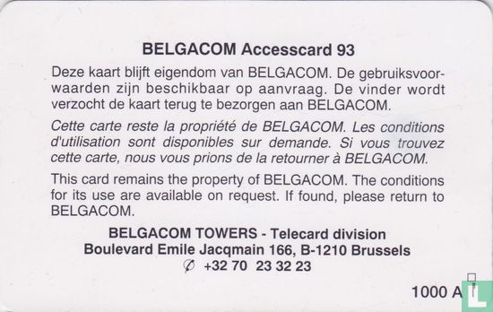 Belgacom Accesscard 93 - Afbeelding 2