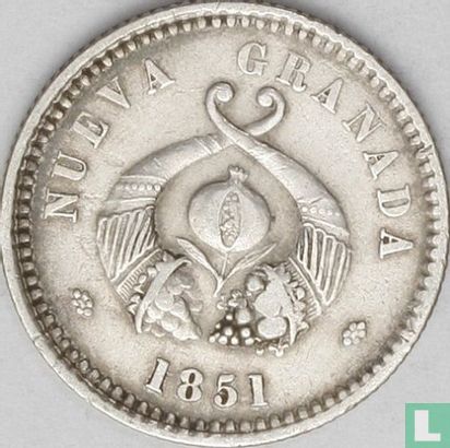 Colombie 1 real 1851 - Image 1
