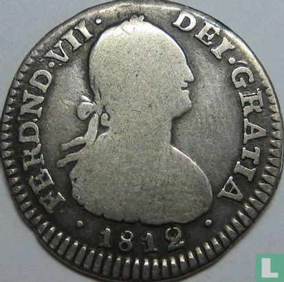 Colombia 1 real 1812 - Image 1