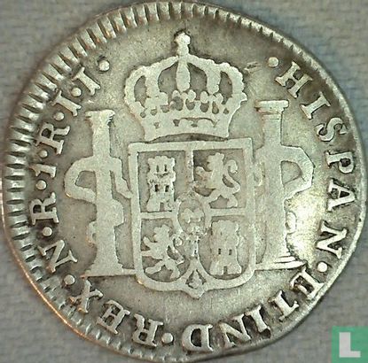 Colombia 1 real 1801 - Image 2