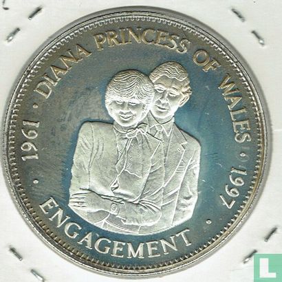 Uganda 1000 Shilling 1999 (PP) "Charles and Diana engagement" - Bild 2