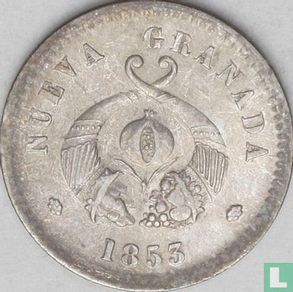 Kolumbien 1 Real 1853 - Bild 1