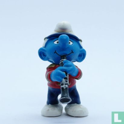 Brass band smurf with clarinet - Image 1