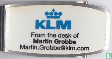 KLM From the desk of Martin Grobbe - Image 1