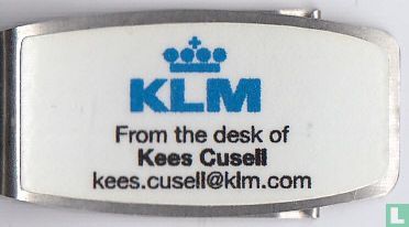 KLM From the desk of Kees Cusell - Image 1