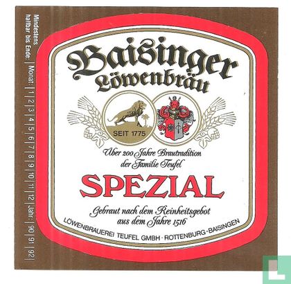 Baisinger Löwenbräu Spezial