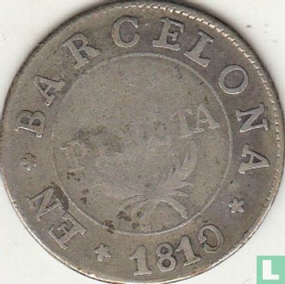 Barcelona 1 peseta 1810 - Afbeelding 1