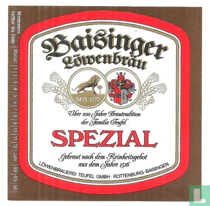 Baisinger Löwenbräu Spezial