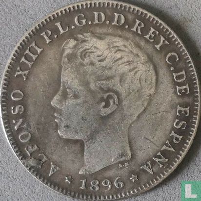 Puerto Rico 40 centavos 1896 - Afbeelding 1