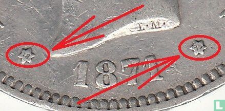 Spain 5 pesetas 1871 (1873) - Image 3