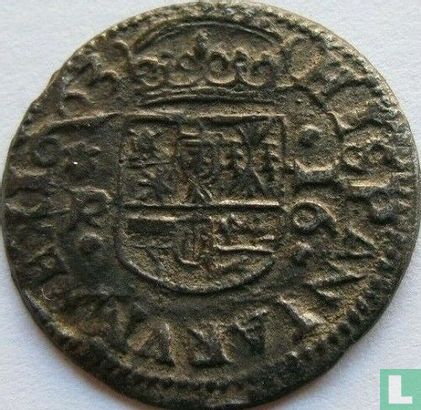 Espagne 16 maravedis 1663 (R) - Image 1